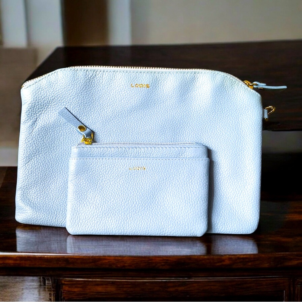 LODIS DUSTINE EIFEL HANDBAG & WALLET in Pastel Blue